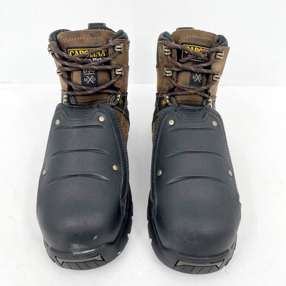 Carolina Mens 6'' Miter Ext Composite Toe Boot US 8.5M EU 41-42 Brown Black NWOB - Picture 7 of 14
